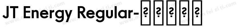 JT Energy Regular字体转换